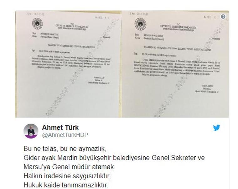 HDP'li Ahmet Türk'ten tepki: Bu ne aymazlık