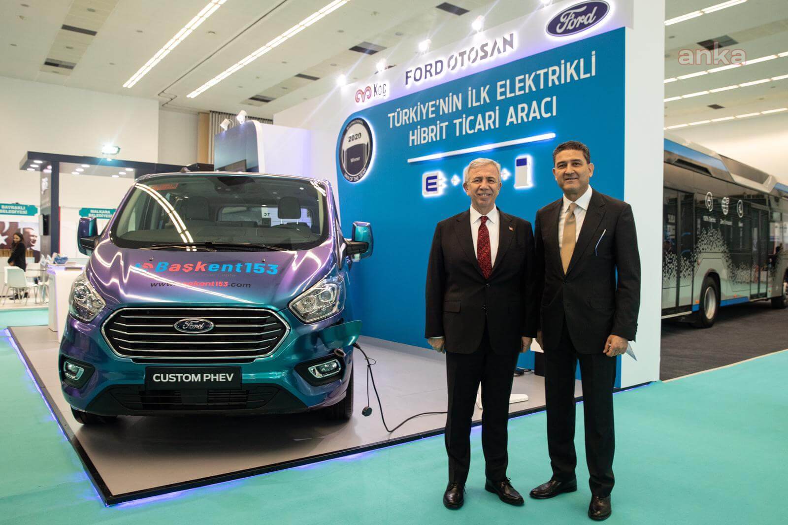 Türkiye'nin ilk ve tek yerli, hibrit elektrikli aracı Ford CuCustom PHEV, Ankara'da test edilecek