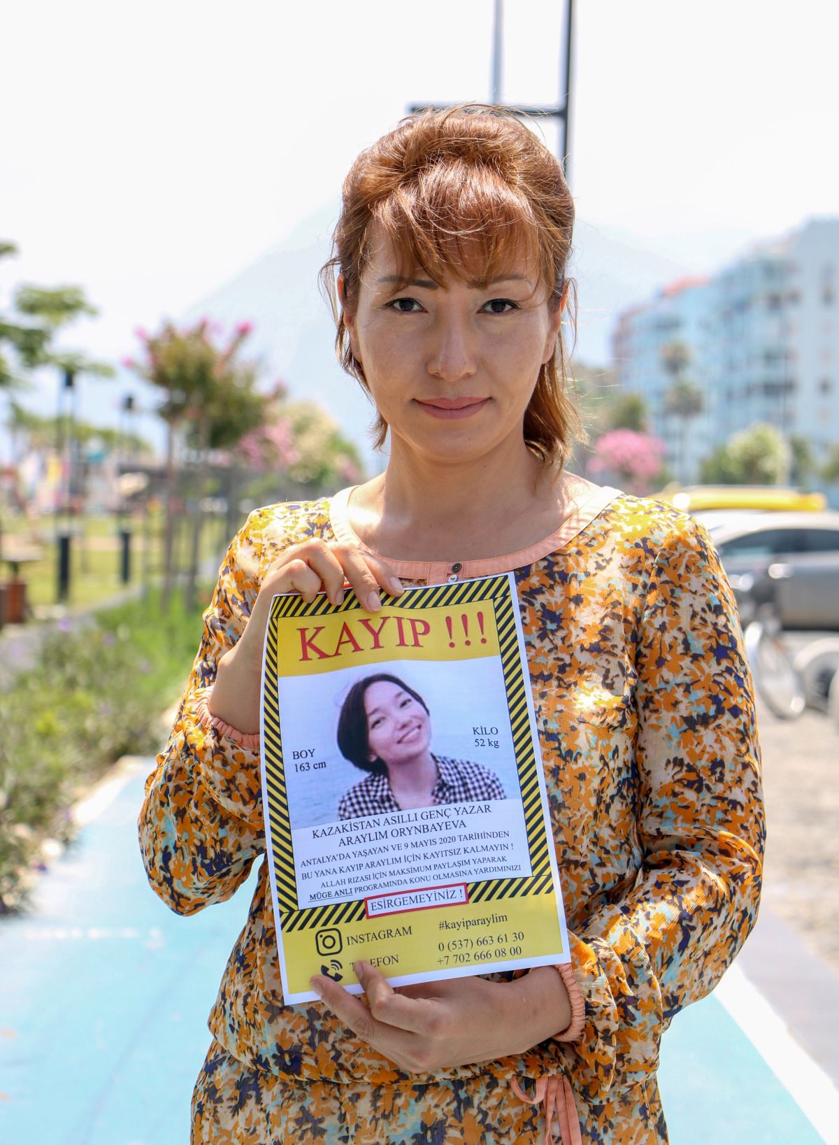 Antalya'da yaşayan 21 yaşındaki Araylım Orynbayeva'dan iki buçuk aydır haber alınamıyor