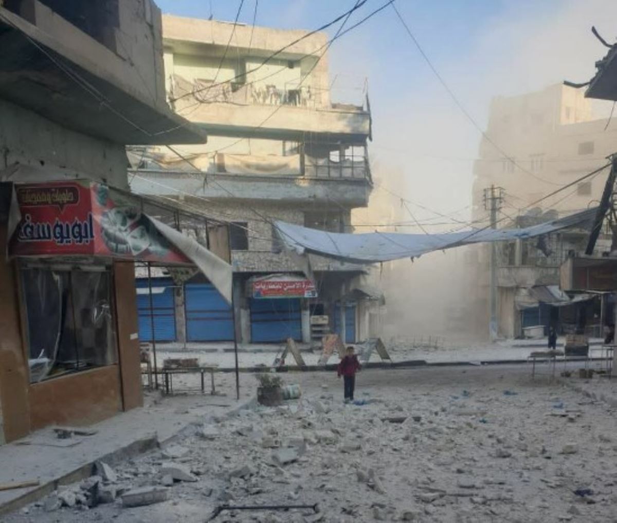 İdlib'de pazar yerine saldırı: 10 ölü