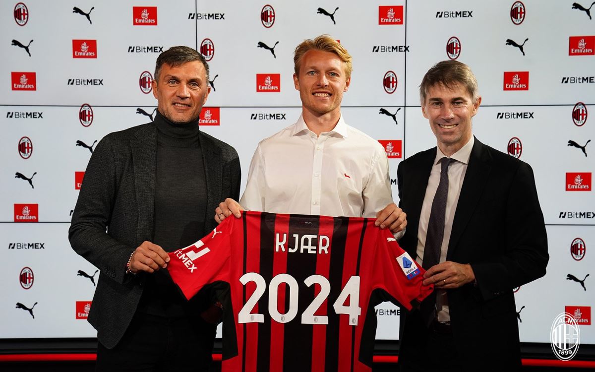 Milan, Simon Kjaer'inn sözleşmesini 2024'e kadar uzattı