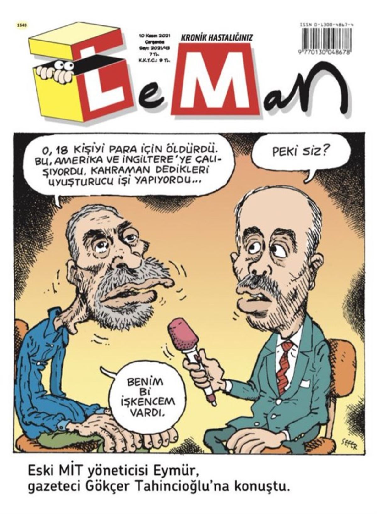 LeMan'dan 'Mehmet Eymür' kapağı