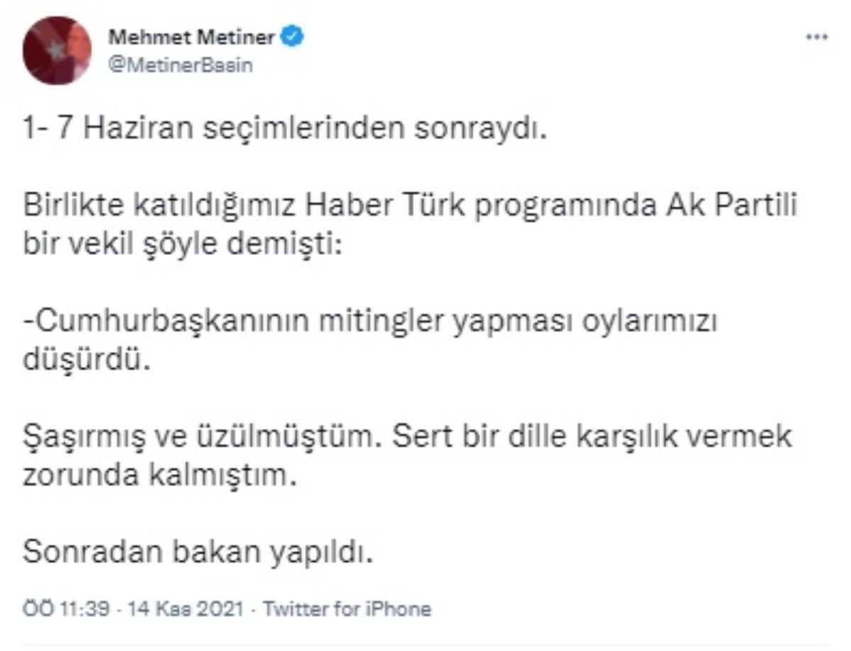 Metiner'den Fakıbaba'ya 'istifa' tepkisi: Bu açıklamalar hiç uluorta konuşulur mu?