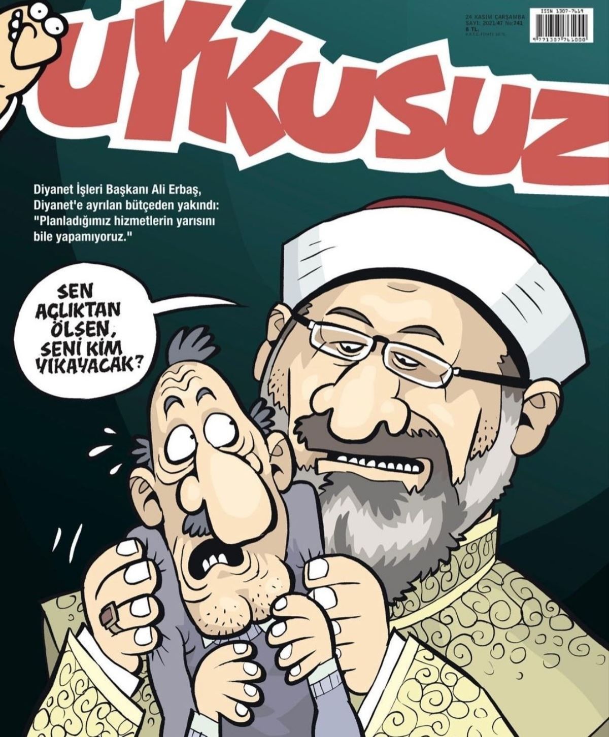 Uykusuz'dan 'Ali Erbaş' kapağı