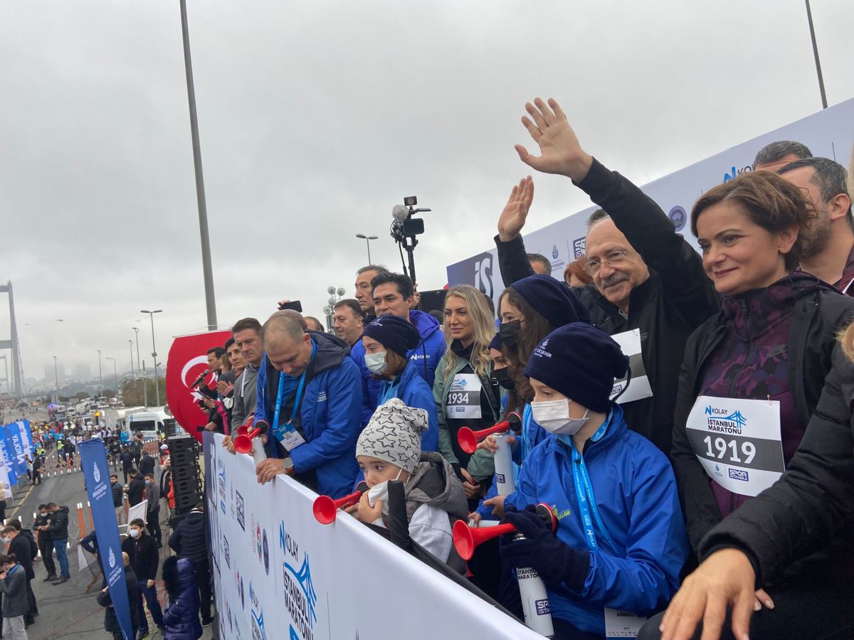 İstanbul Maratonu'nda Akşener ve Kılıçdaroğlu ayrıntısı