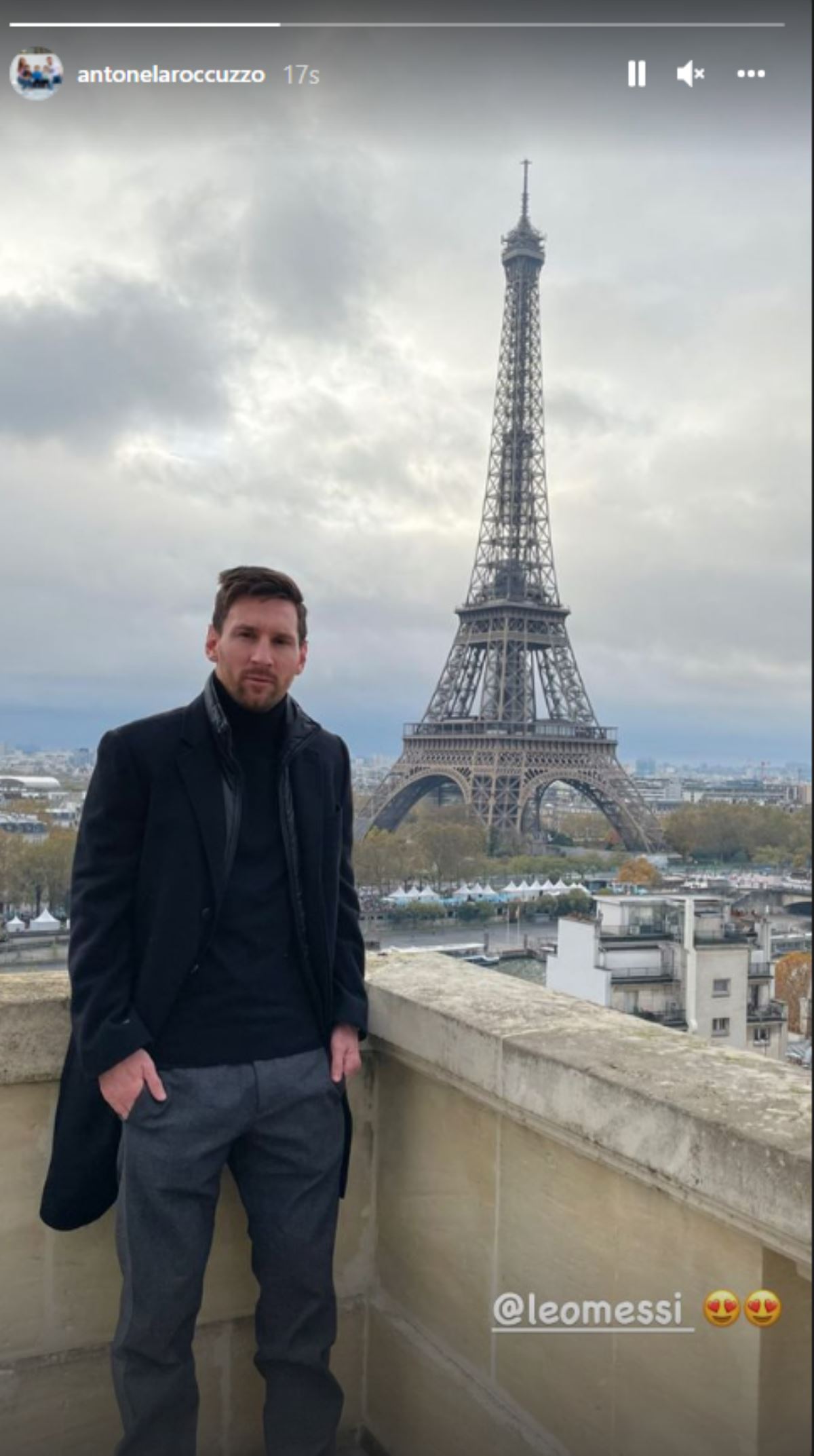Lionel Messi'nin Eyfel Kulesi ile verdiği poz Türkiye'de gündem oldu