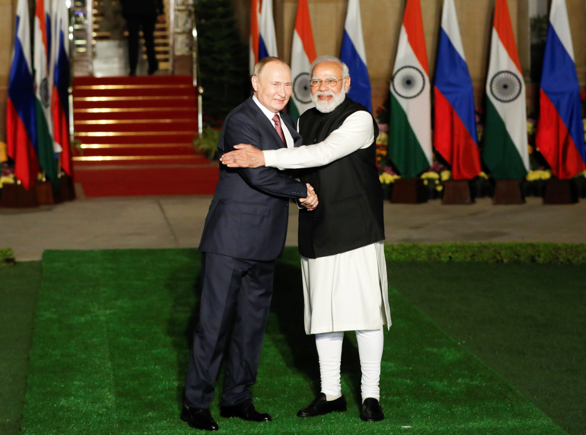 Putin ile Hindistan Başbakanı Modi, Yeni Delhi'de bir araya geldi