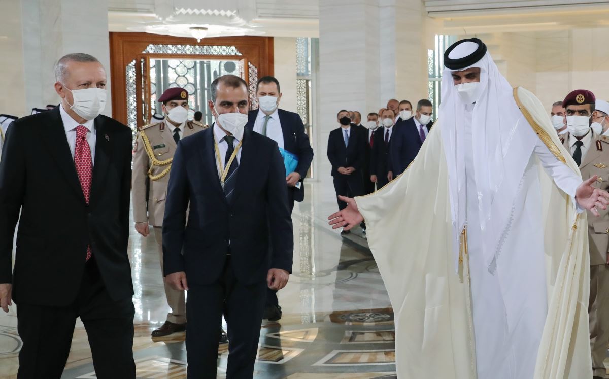 Cumhurbaşkanı Erdoğan, Katar Emiri Al Sani ile ikili görüştü