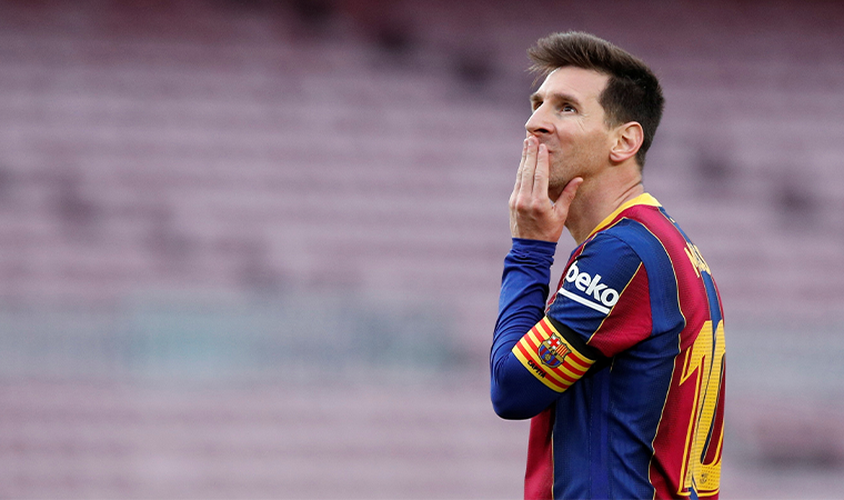 Barcelona ile sözleşme imzalamayan Lionel Messi, maaşından mahrum