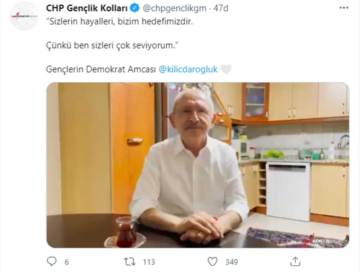 CHP'li gençlerden Kılıçdaroğlu videosu