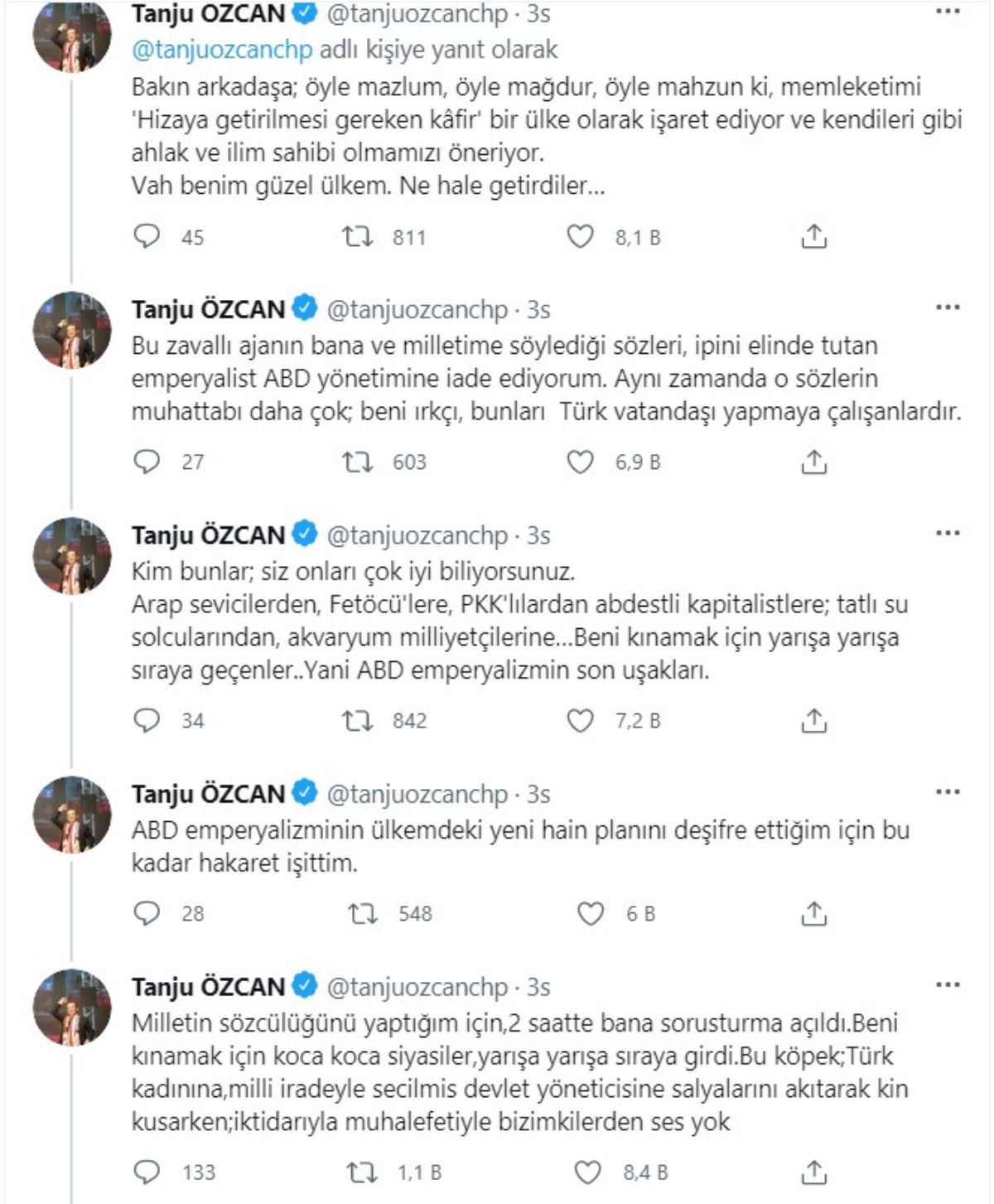Tanju Özcan muhalefeti hedef aldı, Erdoğan'a çağrı yaptı