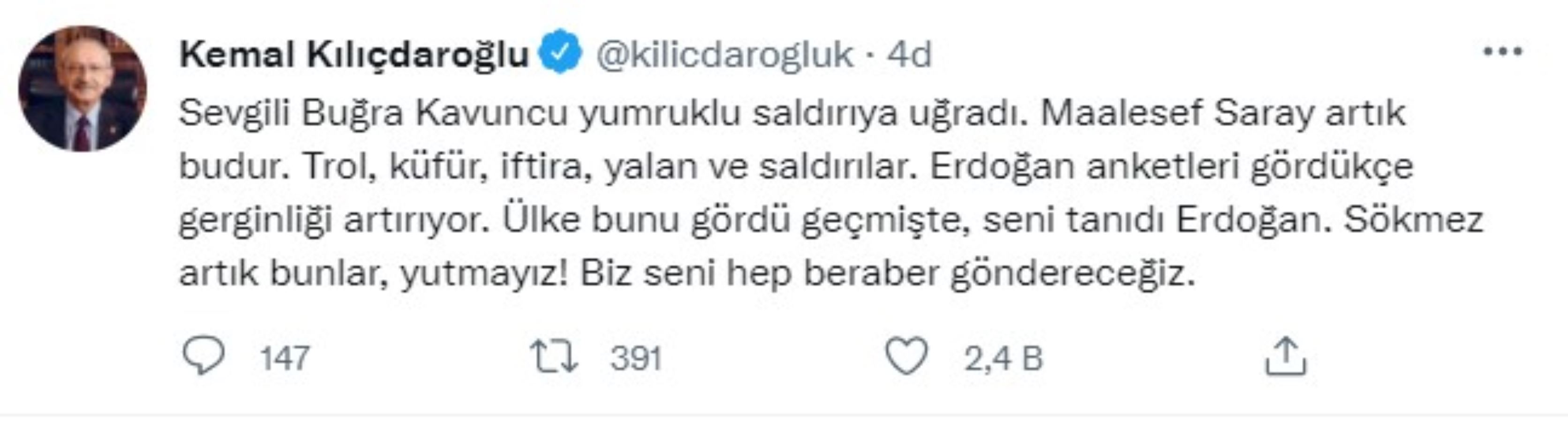 Kılıçdaroğlu ve Akşener'den sert 'Buğra Kavuncu' tepkisi