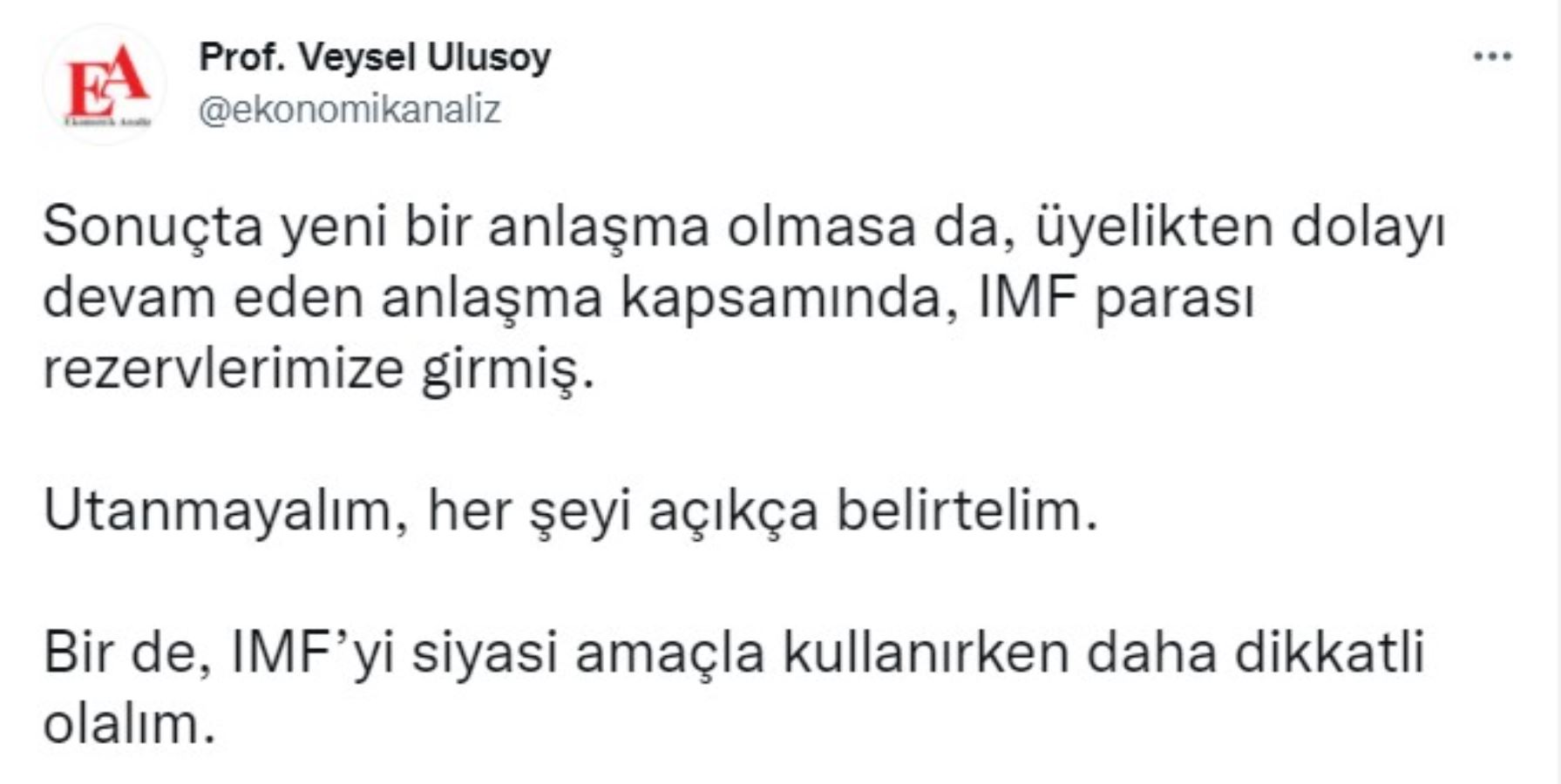 IMF'den Türkiye’ye 6,3 milyar dolar verildi! Hazine ve Maliye Bakanlığı kabul etti