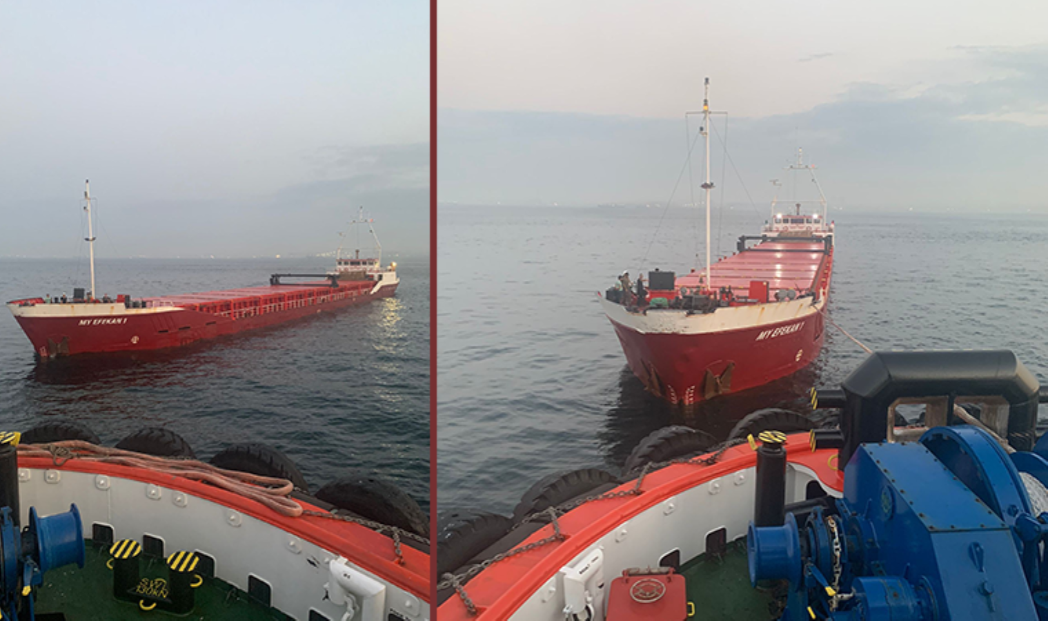İstanbul Boğazı girişinde gemi arızası