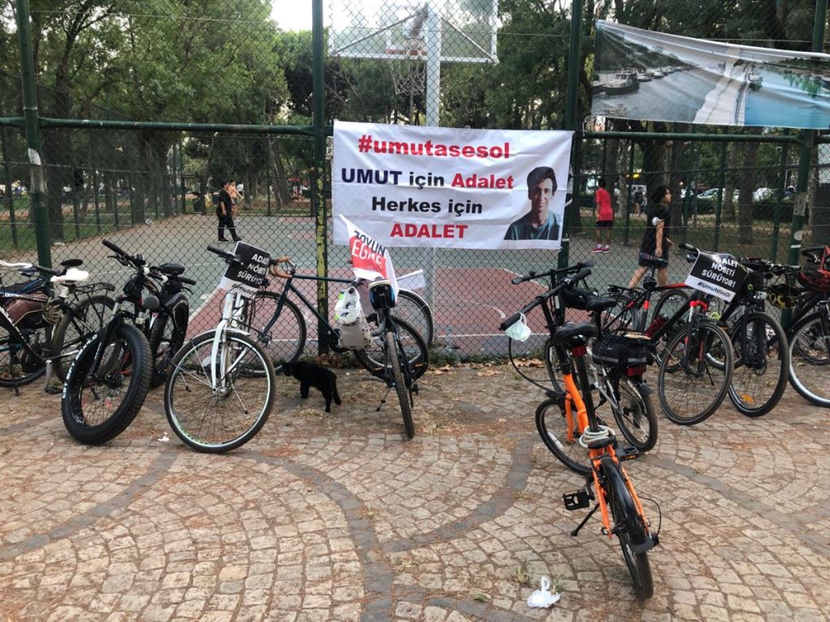 'Umut İçin Adalet Herkes İçin Adalet' turu İstanbul'da bisikletlilerle bir araya geldi