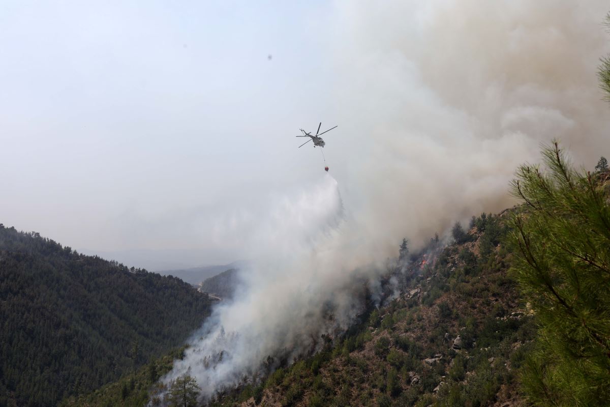 Manavgat'taki büyük yangın 9'uncu gününde