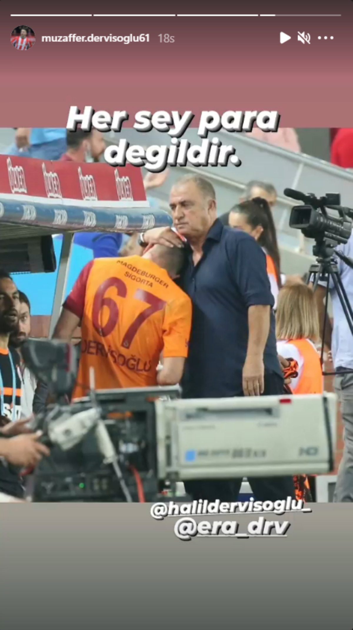 Trabzonspor maçı sonrası Muzaffer Dervişoğlu'ndan imalı paylaşım