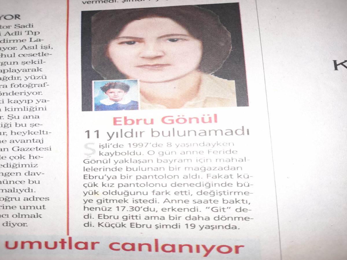 Ebru Gönül, 1997 yılından beri kayıp: Ailesi yaşadığını düşünüyor