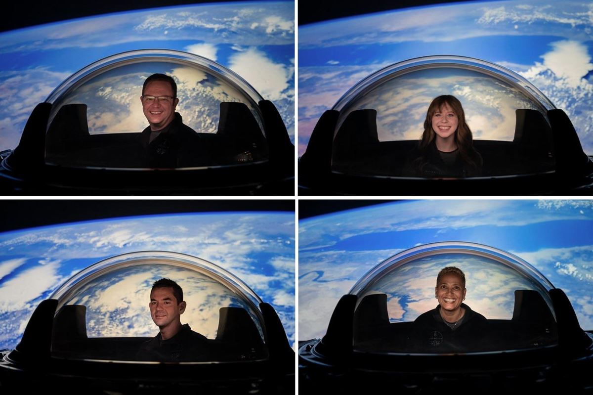 SpaceX'in Inspiration4 görevi: Astronotlar uzaya böyle bakacak