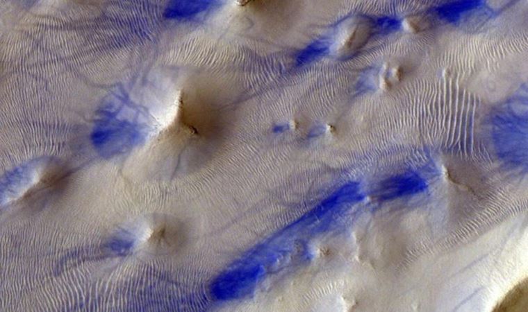 ESA, Mars'ın kaotik görüntüsünü paylaştı