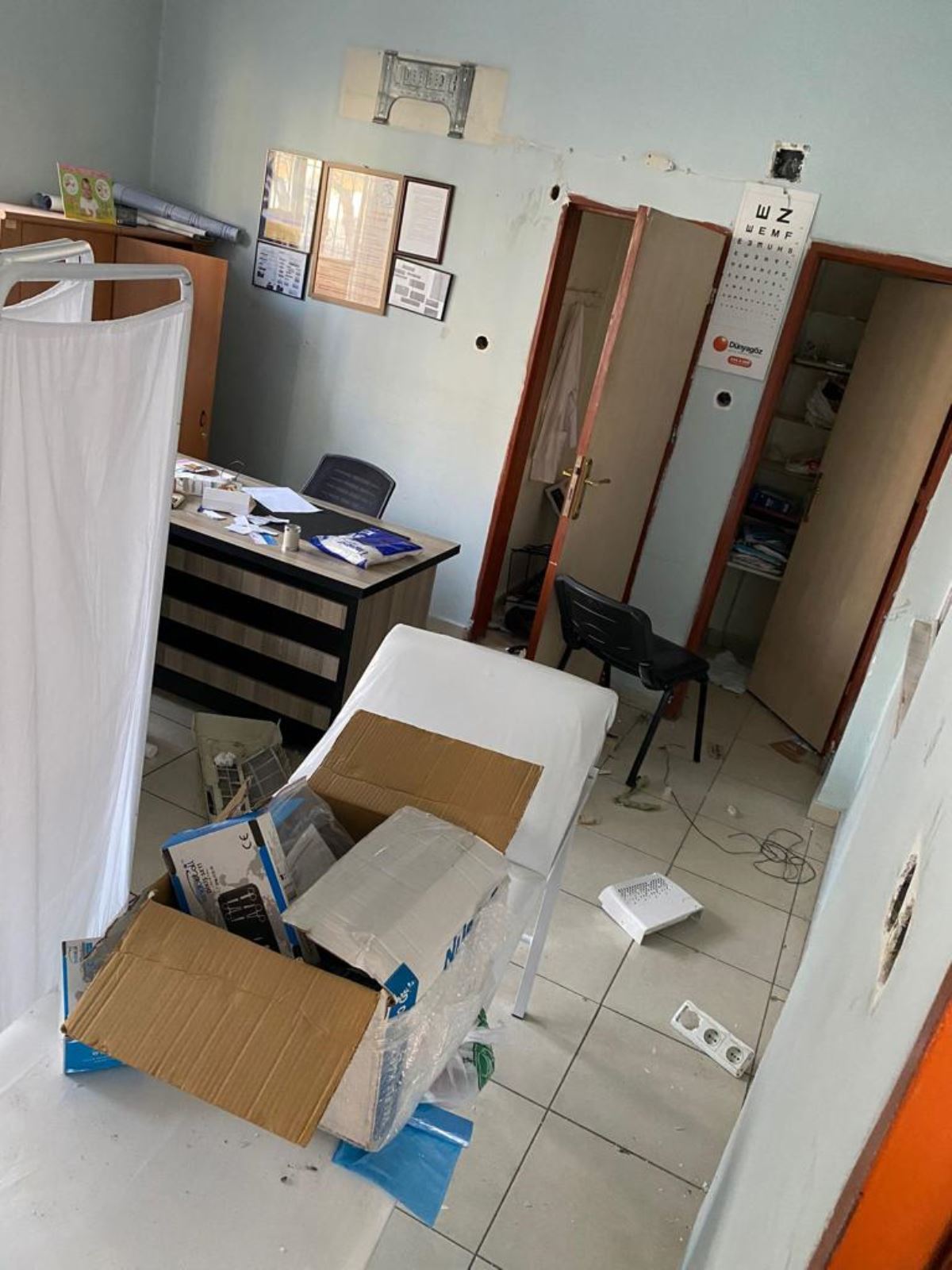 Gaziantep’te aile sağlığı merkezi yağmalandı