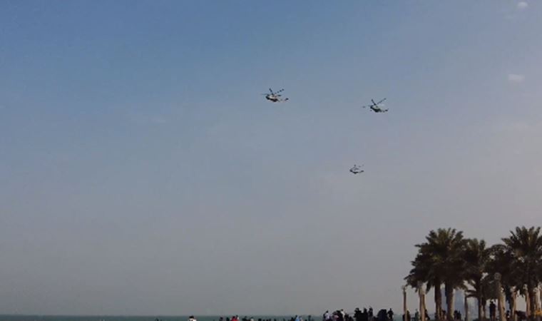 Kuveyt'te Ulusal Gün kutlaması için hava gösterisi düzenlendi