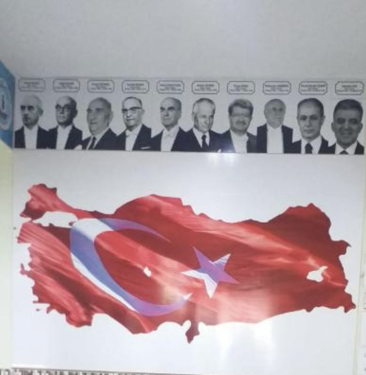 ‘Cumhurbaşkanları Köşesi’ne Atatürk fotoğrafı eklenmedi