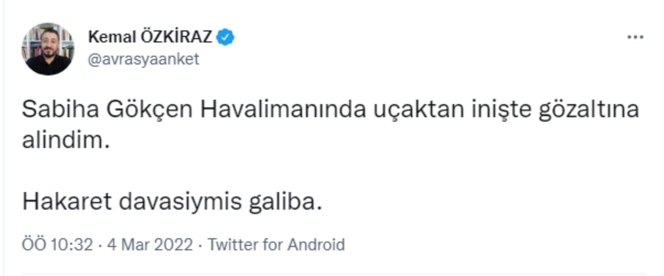 Son dakika: Kemal Özkiraz gözaltına alındı