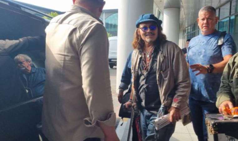 Johnny Depp İstanbul'a geldi