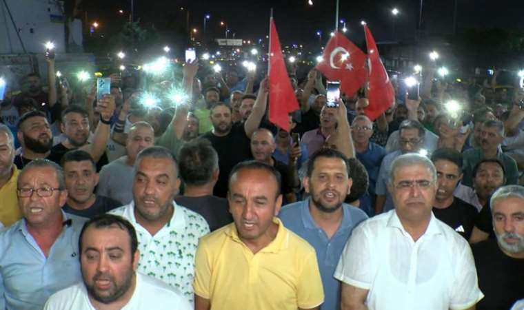 Taksiciler İstanbul’da eylem yaptı: Yüzde 100 zam istiyorlar!
