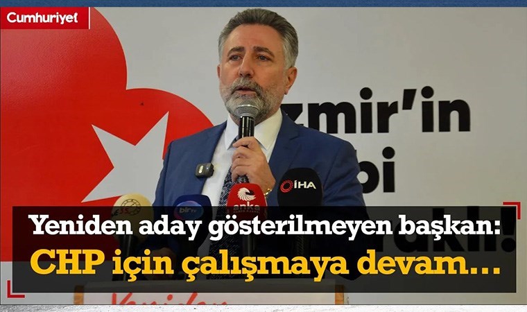 Yeniden aday gösterilmeyen Çeşme Belediye Başkanı Ekrem Oran CHP'ye rest çekti...