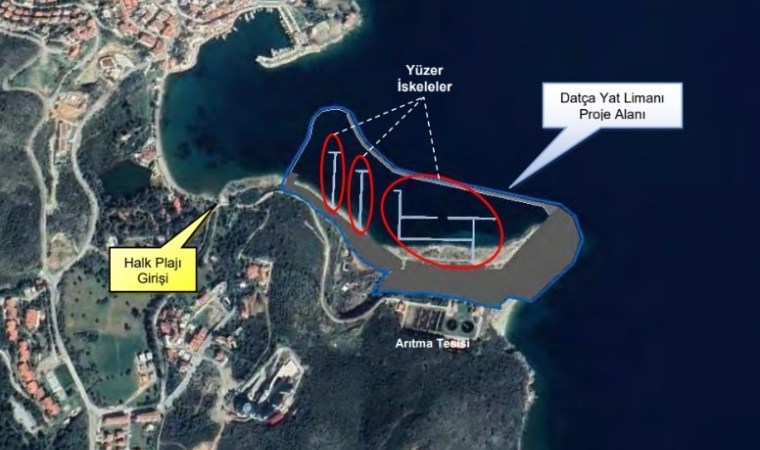 Datça’daki yat limanı projesine ÇED olumlu kararı