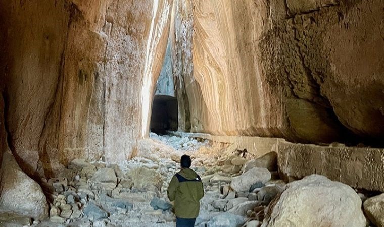 Depremde bile hasar almayan Titus Tüneli ve Beşikli Mağara