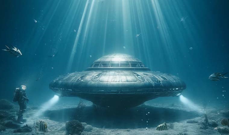 Uzaylılar gökyüzünde değil su altında bulundu! Baltık denizinde UFO keşfedildi