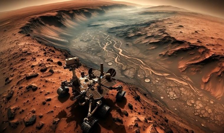 NASA, Mars'ta olası kurumuş bir nehri araştırmaya başladı