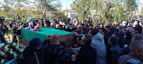 Halil Falyalı'nın cenazesinden dikkat çeken kareler