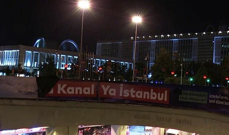 İBB'nin Kanal İstanbul pankartlarıyla ilgili inceleme bitti