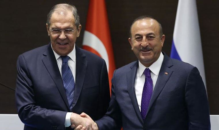 Lavrov ve Çavuşoğlu'ndan ABD'nin yaptırımlarına karşı işbirliği açıklaması