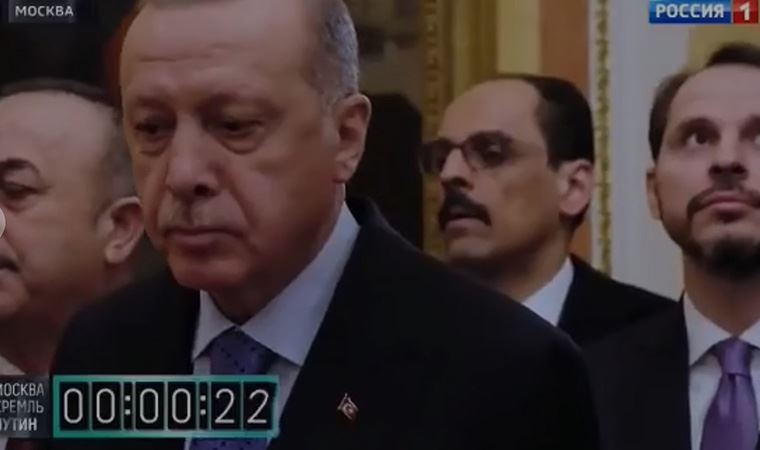 Putin, Erdoğan ve heyetini böyle bekletmiş