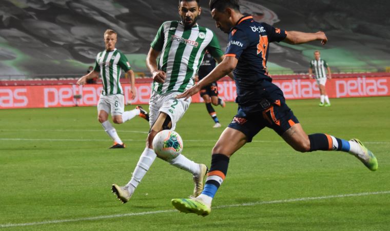 Konyaspor, Başakşehir'e 'şampiyonluk' vizesi vermedi