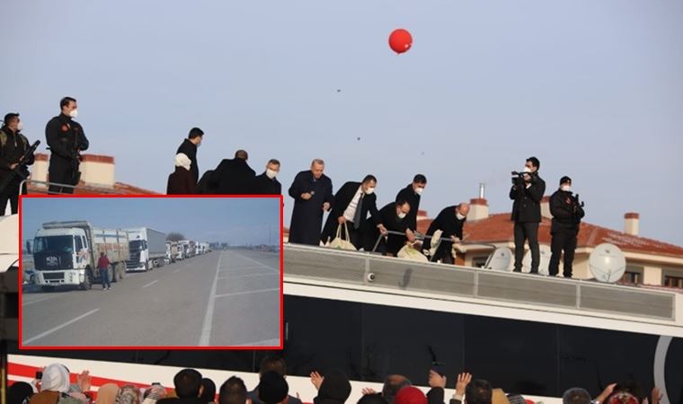 Erdoğan 'keyif çayı' dağıtırken tır ve kamyon şöförleri isyan etti