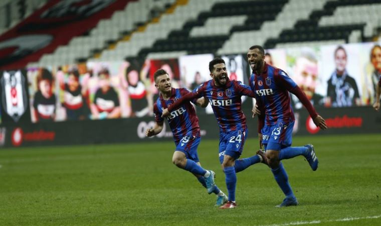 Beşiktaş'ın yenilmezlik serisini Trabzonspor bitirdi