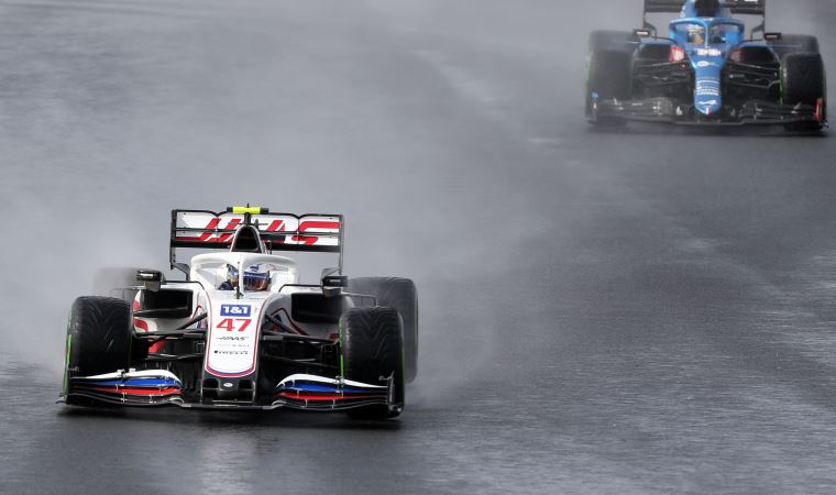 Formula 1'de ıslak start