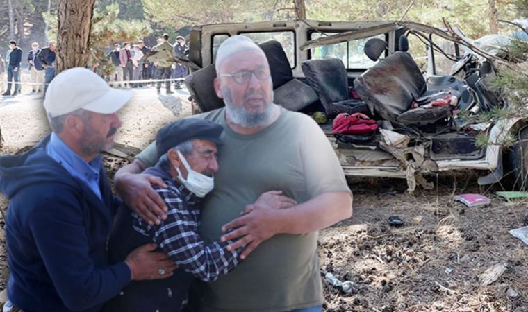 Afyonkarahisar'daki kaza yasa boğdu: Gözyaşları ile izlediler