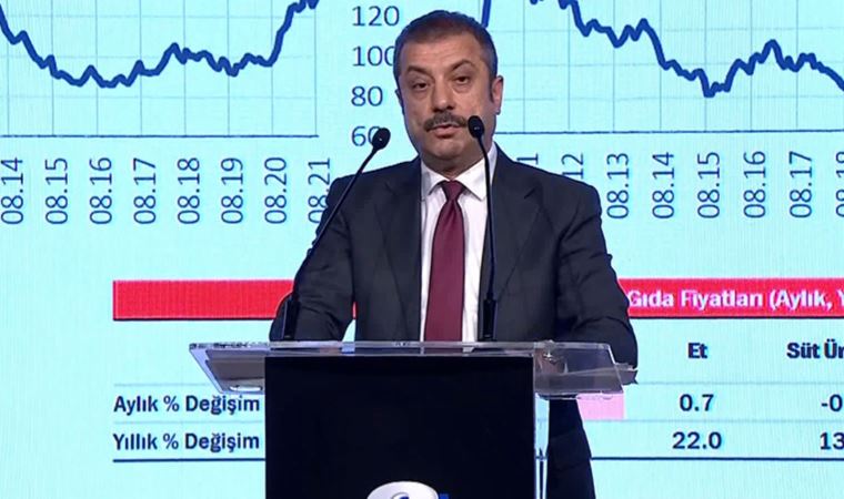 TCMB Başkanı Şahap Kavcıoğlu'nun sunumunda çarpıcı 128 milyar dolar detayı
