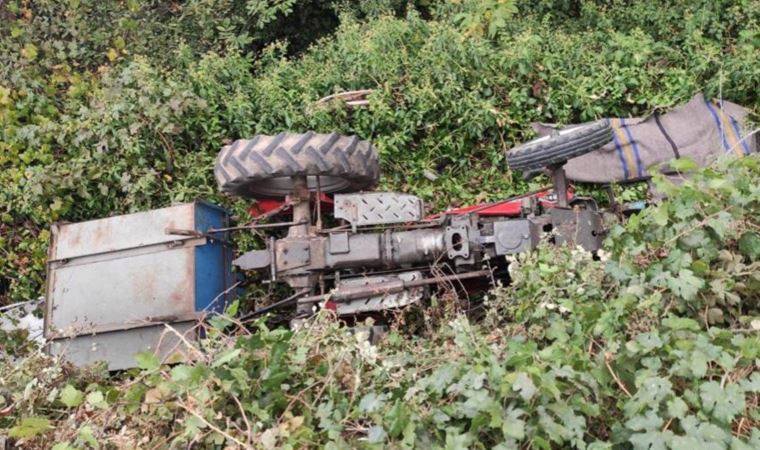 Traktör devrildi: 1 kişi hayatını kaybetti