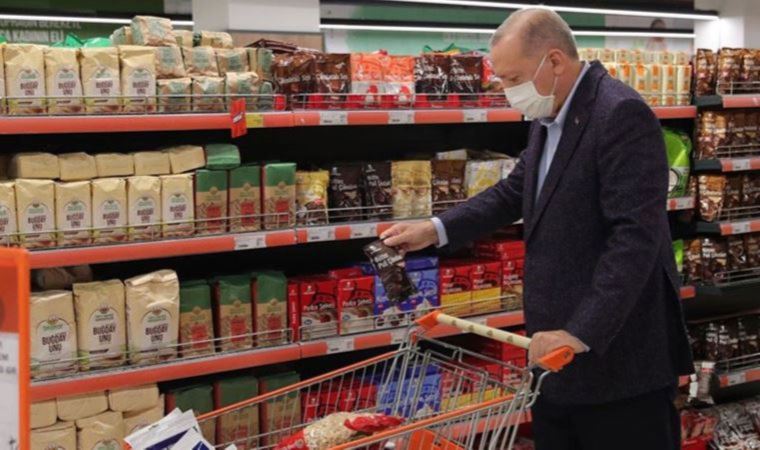 Erdoğan'ın alışveriş yaptığı Tarım Kredi Kooperatifi Marketi'nde peynir skandalı