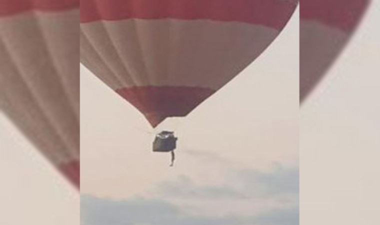 Sıcak hava balonunda korkunç kaza
