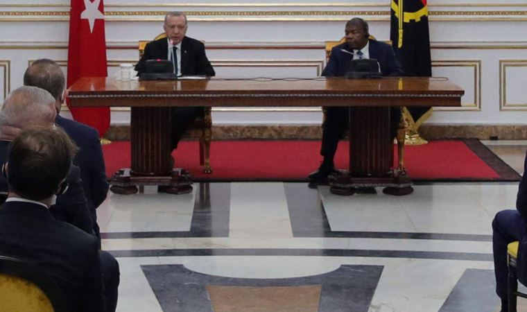 Erdoğan'ın Angola ziyaretindeki görüntüleri gündem oldu
