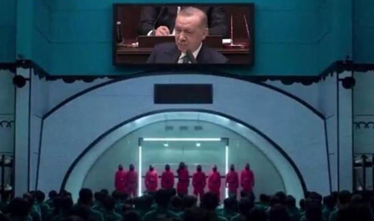 TİP'ten Erdoğan'a 'Squid Game' temalı gönderme